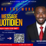 MESSAGE DU JOUR 9 JANVIER 2023 – Pasteur Jespere Hopeman